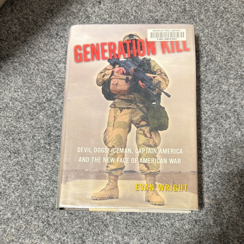 Generation Kill Book by Evan Wright